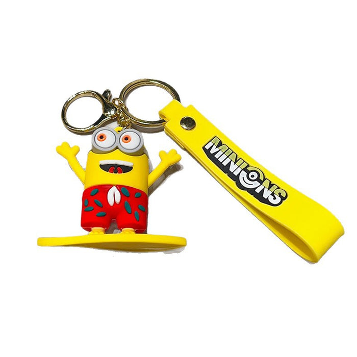 Wholesale Cartoon Keychain Couple School Bag Pendant Children' s Small Gift Car Keychain School Bag Pendant