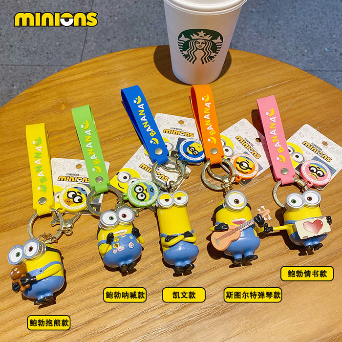 Wholesale Cartoon Doll Silicone Keychain JDC-KC-BaiM076