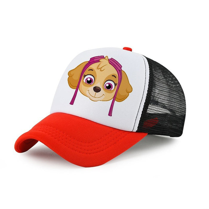 Wholesale Cartoon Character Ball Cap Mesh Breathable Dome  Sports Hat