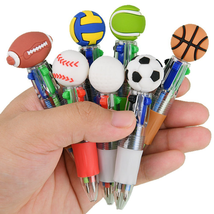 Wholesale Cute cartoon soccer ball,  basketball ballpoint pen