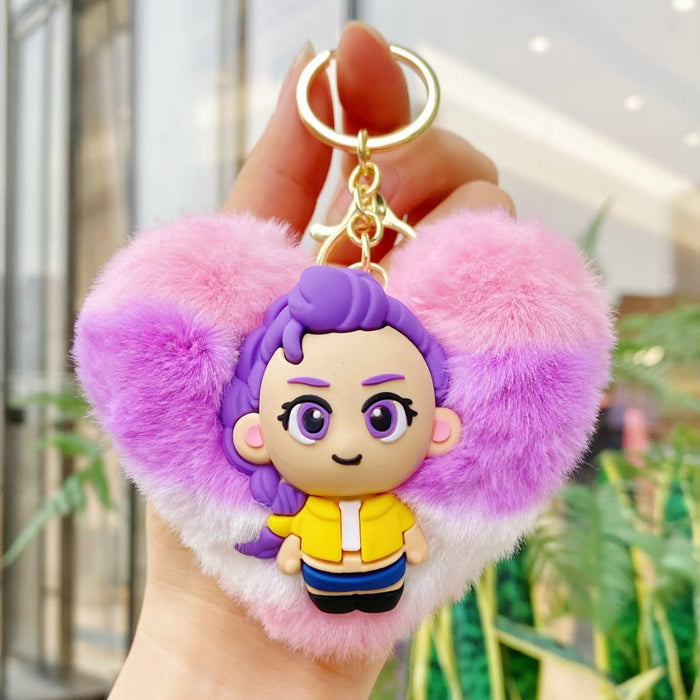 Wholesale K-POP plush keychains,  bag charms,  plush toys