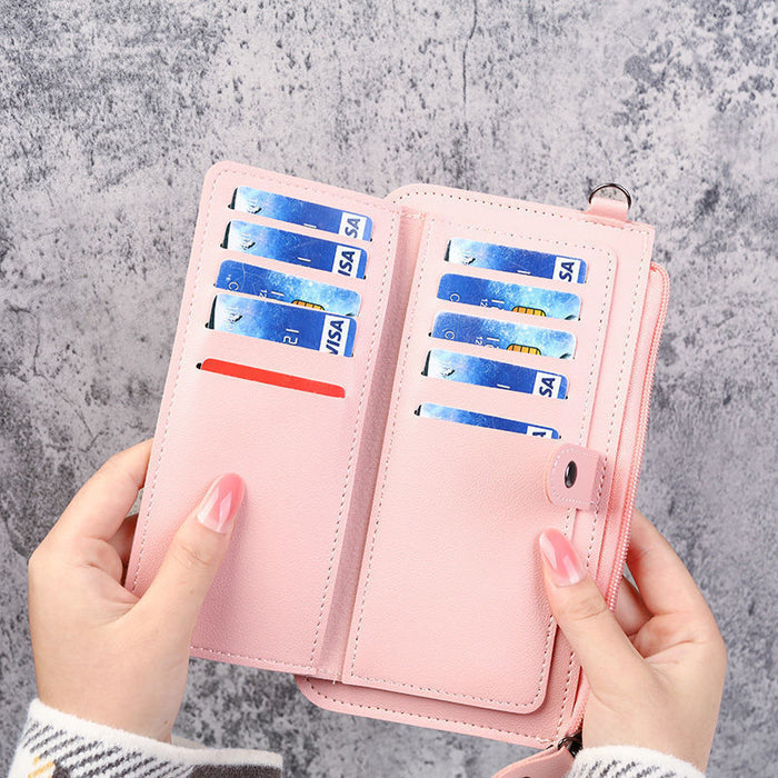 Wholesale Chic Urban Simplicity PU Wallet for Women Solid Color with Coin Pocket Daily Use Accessory MOQ≥3