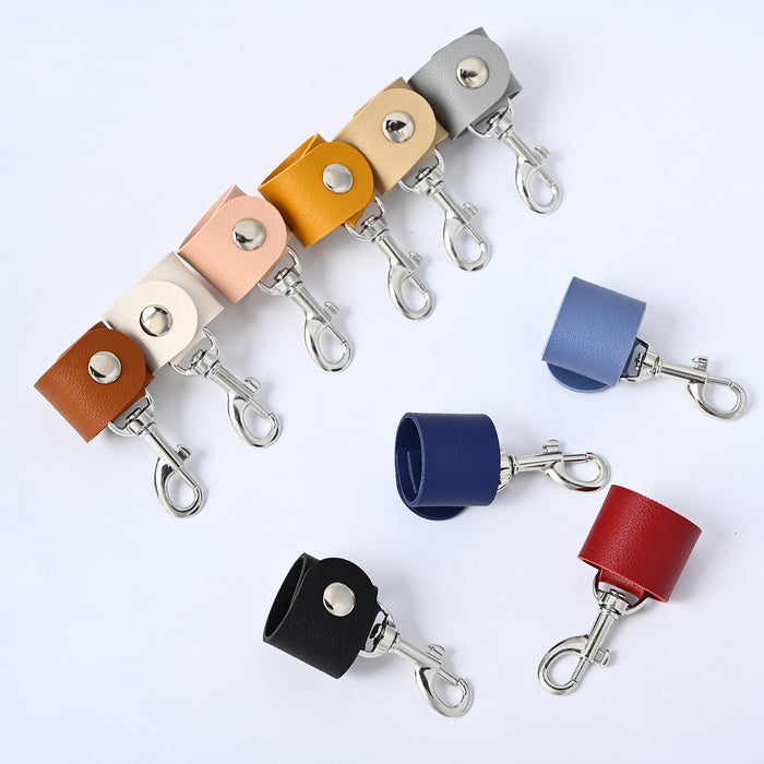 Wholesale Bag hanging keychain key rope anti-lost leather rope handmade creative pendant keychain