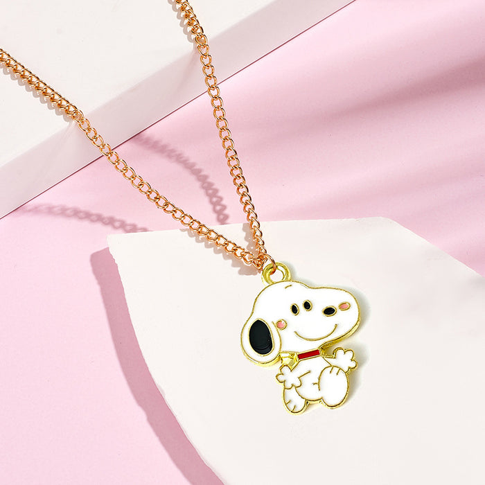 Wholesale Stainless Steel Alloy Electroplated Cartoon Pendant Necklace Fashion Jewelry Accessory