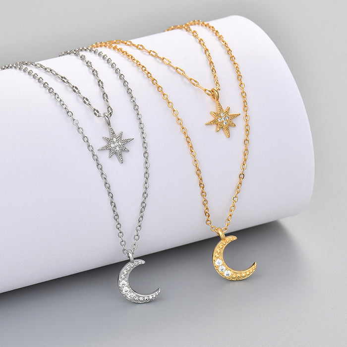 Wholesale Double layered necklace collarbone chain