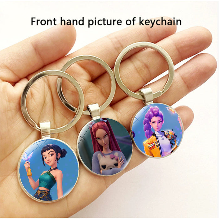 Wholesale K-pop anime merchandise Time Gem Keychain