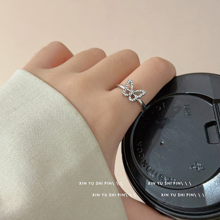 Wholesale Creative merit ring can be opened to relieve boredom, index finger ring, niche personalized design ring