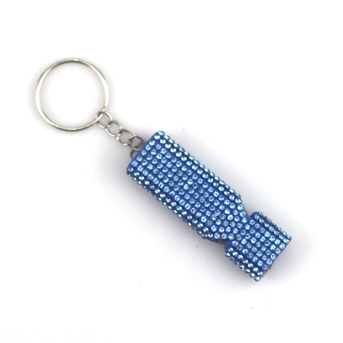 Wholesale Alloy Diamond Whistle Keychain JDC-KC-TouMS027