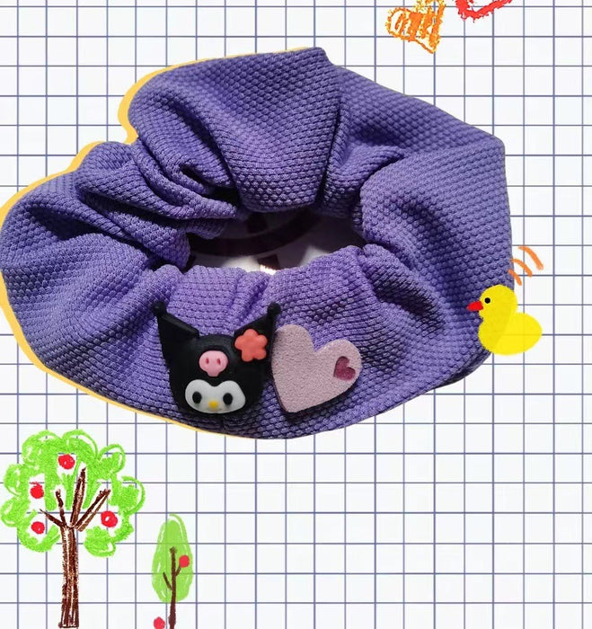 Wholesale Cute Cartoon Wide Hair Scrunchies