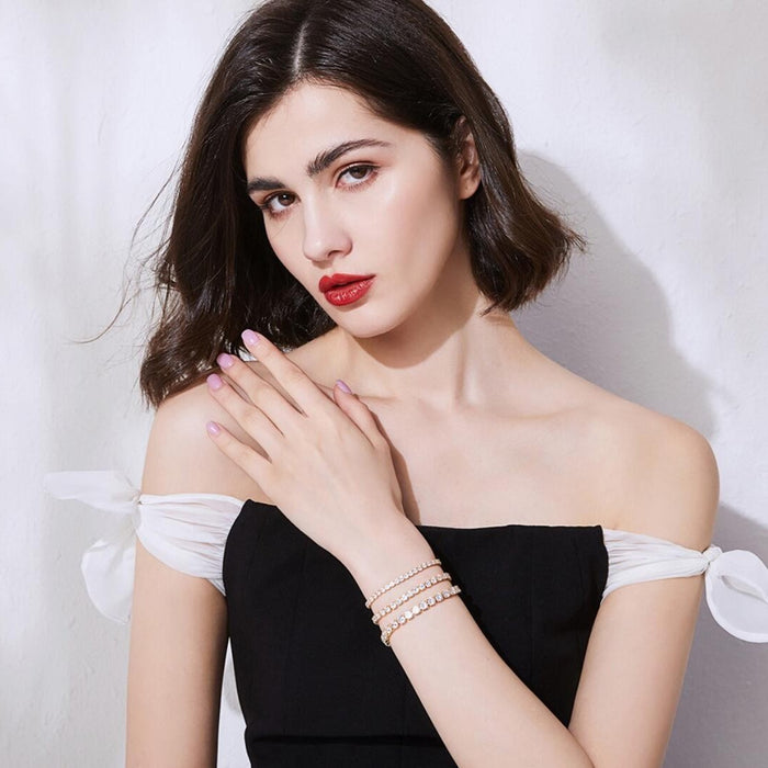 Wholesale Popular Diamond-encrusted Zircon Bracelet Colorful Diamond Bracelet Jewelry