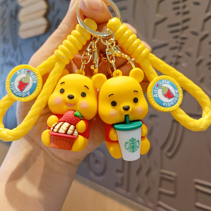 Wholesale Cartoon Silicone Doll Keychain JDC-KC-MingT253