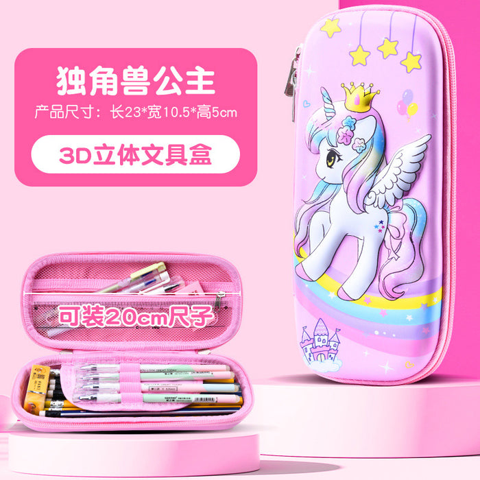 Wholesale Cartoon Pencil Case for Primary School Students Large Capacity Storage