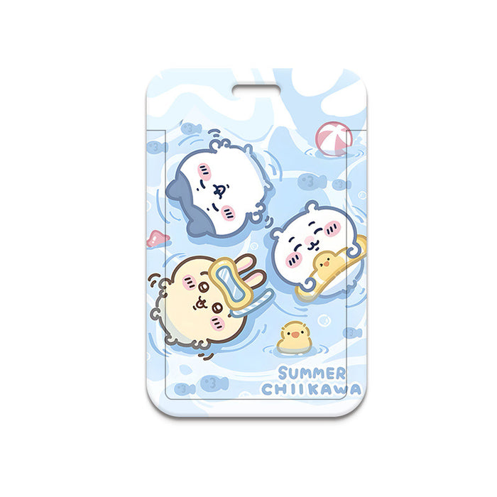 Wholesale Cute Cartoon Card Holder Lanyard Keychain