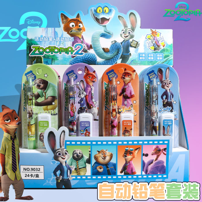 Wholesale Cartoon Automatic Pencil Set Combo Pack