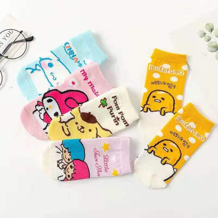 Wholesale Cotton Cartoon Short Socks JDC-SK-Xiasi006