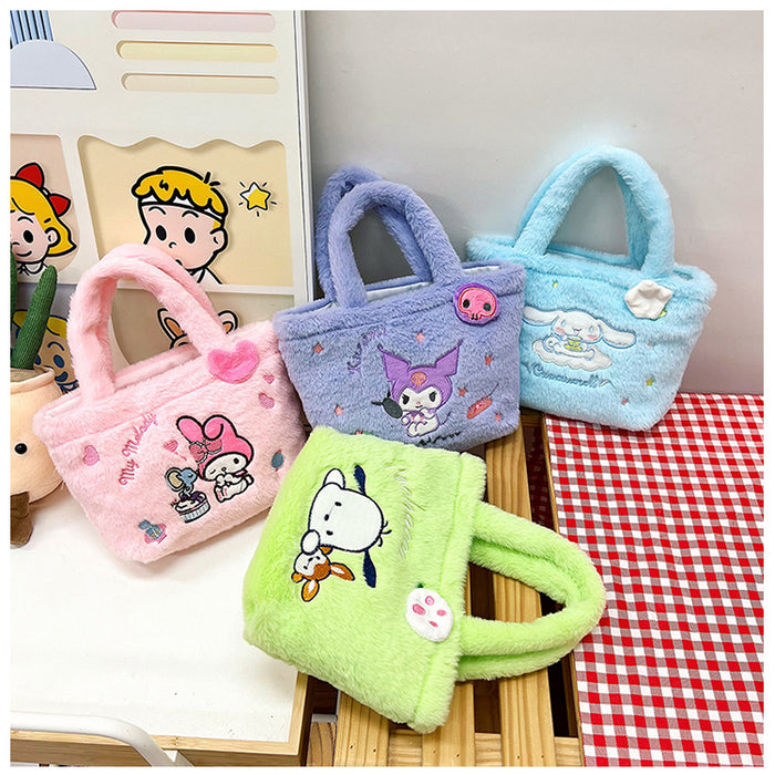 Wholesale New cartoon large capacity single shoulder pencil case, cute stationery bag, makeup bag, backpack, children's bag