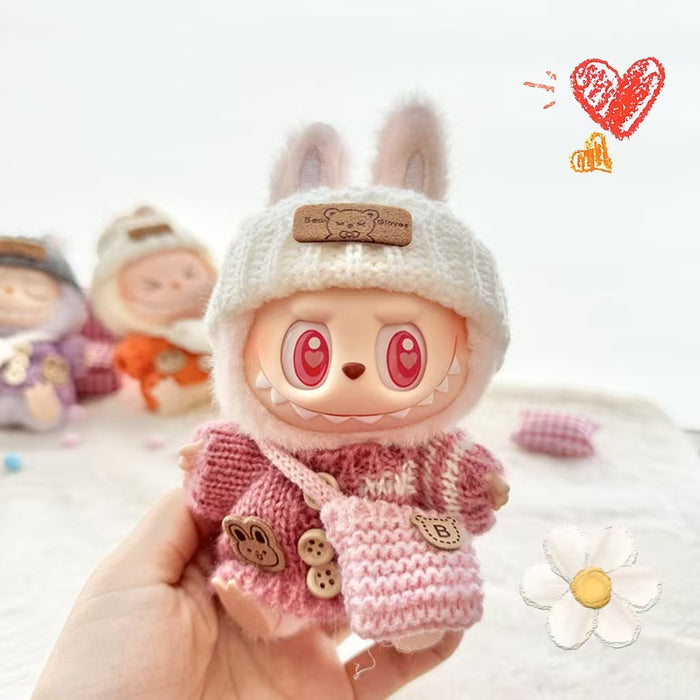 Wholesale Keychain  Clothes Pendant  Doll Bear Label Hat Sweater Suit
