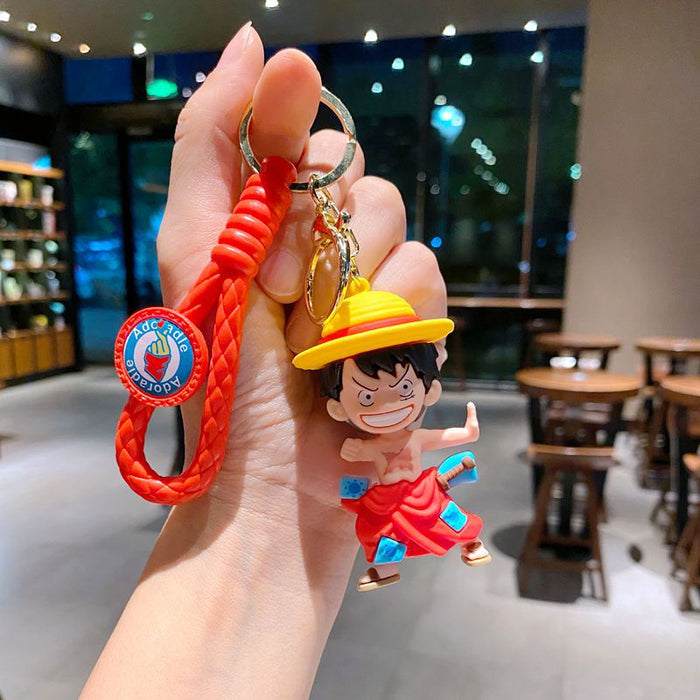 Wholesale Metal Keychain Cartoon Anime Cosplay Bag Charm Gift for Car Key Accessory MOQ≥2