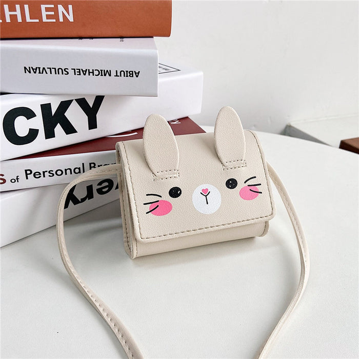 Wholesale Children's accessories, small bags, cute and stylish bunnies, one shoulder crossbody bags, mini cartoon baby coin purse
