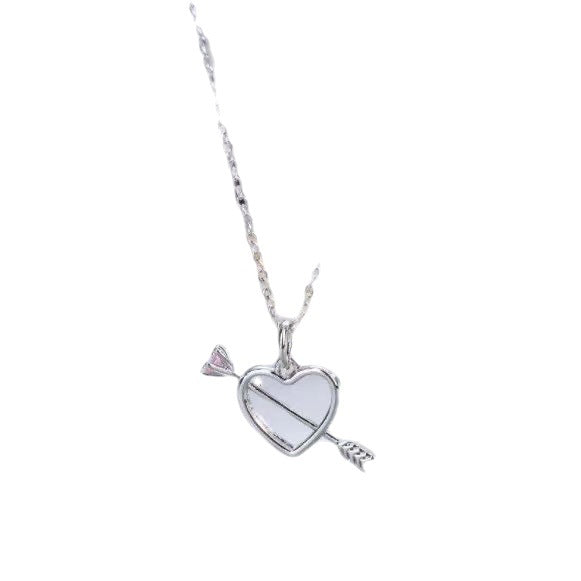 Wholesale New Love Natural Pink Diamond Pendant Necklace