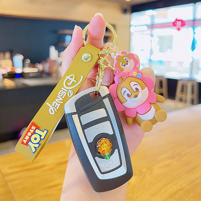 Caricatura al por mayor Epoxy Bear Keychain JDC-KC-KUM019