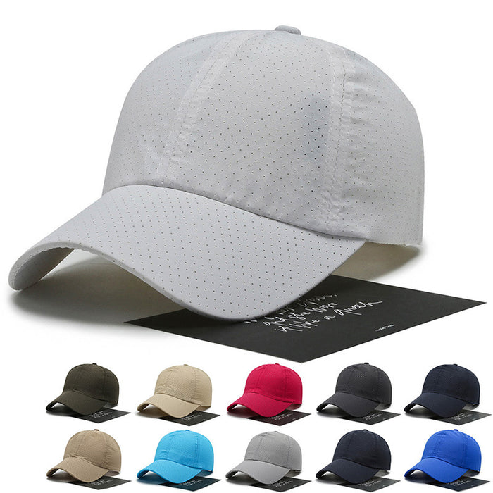 Wholesale Hat Men's Summer Thin Quick-drying Light Plate Cap Outdoor Breathable Baseball Cap Women