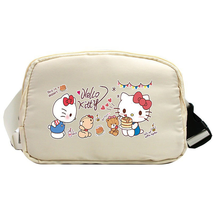 Wholesale Cat Cartoon Waterproof Sports Chest Bag  Versatile Crossbody Bag for Running with Phone Shoulder Bags
