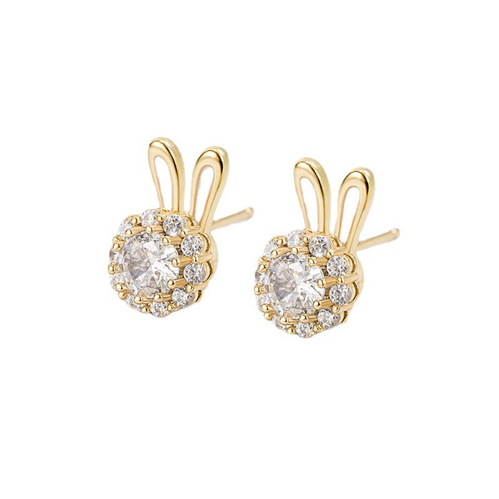 Wholesale Swivel Bunny Earrings JDC-ES-XSL002