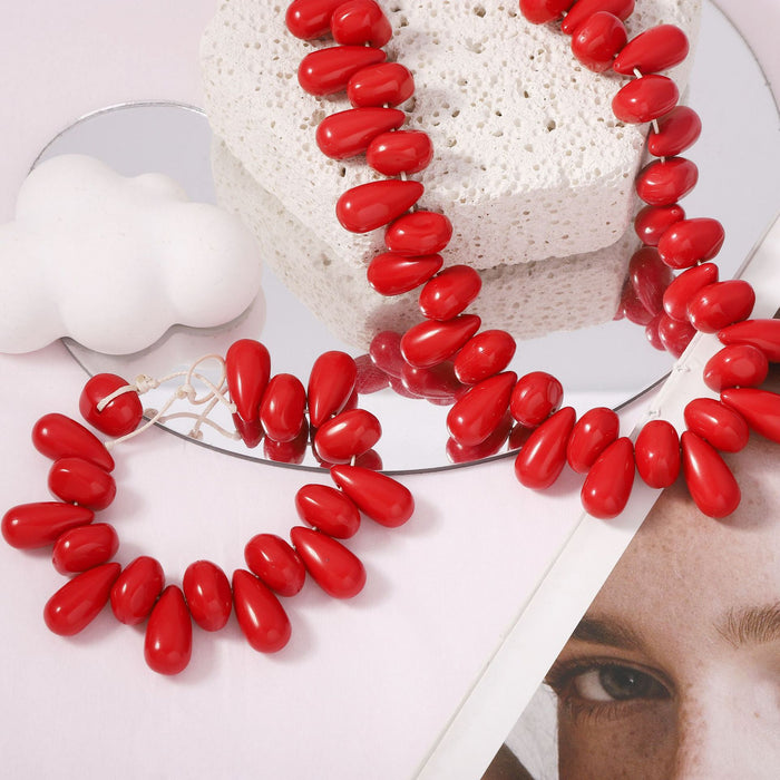 Wholesale Bohemian Personality Irregular Geometric Water Drop Clavicle Bracelet Women's suit