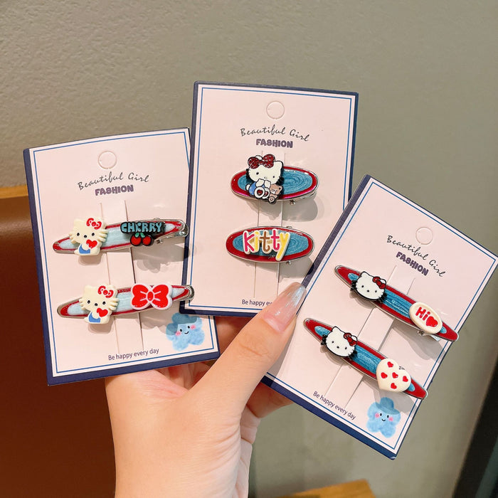 Wholesale Children' s blue cat hair clip