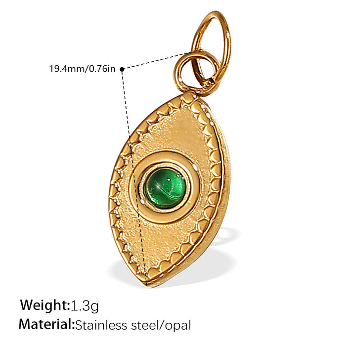 Wholesale DIY Stainless Steel Gold-Plated Necklace Pendant Accessories