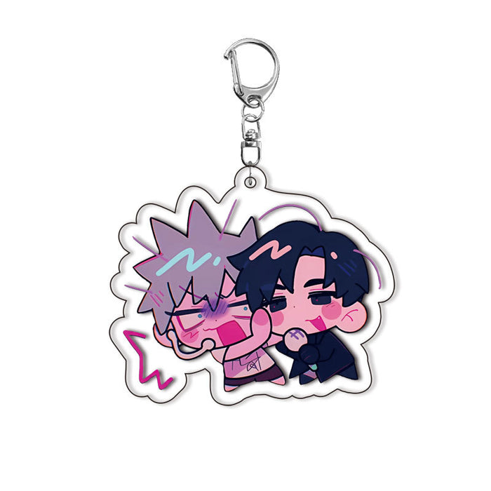 Wholesale Acrylic Double-Sided Keychain Anime Peripheral Creative Pendant