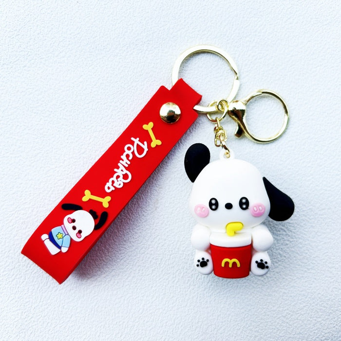 Wholesale PVC cartoon doll Keychain JDC-KC-WuYi091