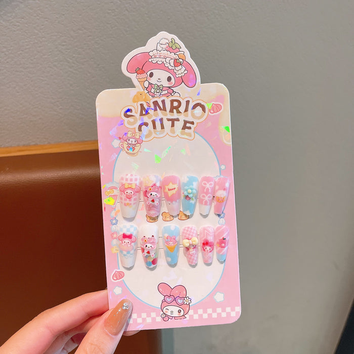 Wholesale children Long cute nail stickers