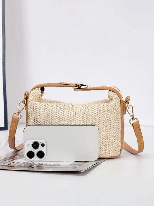 Wholesale Straw woven small bag can be used as a handbag shoulder bag or crossbody bag