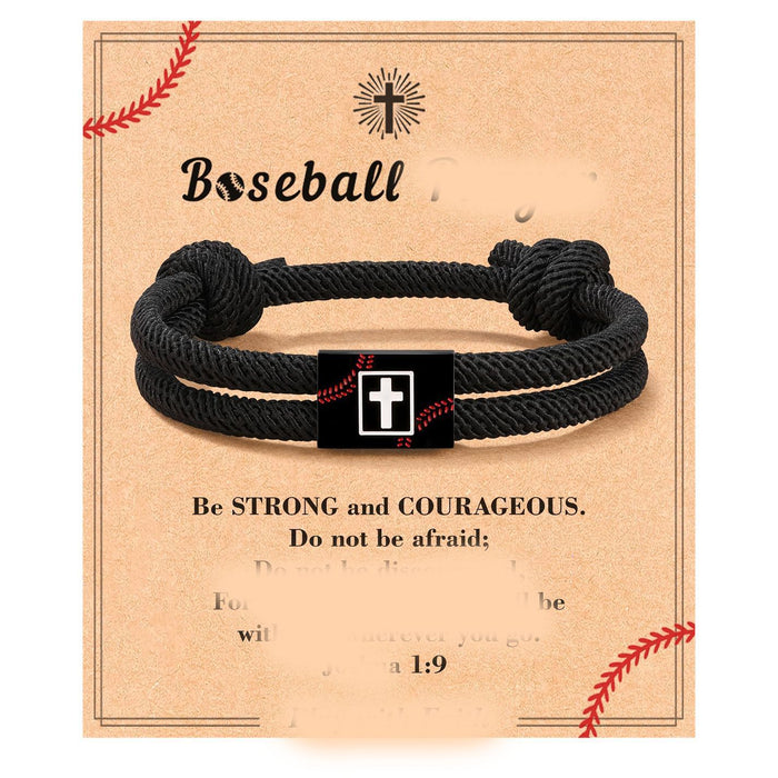 Wholesale Milan Rope Sports Square Braided Bracelet