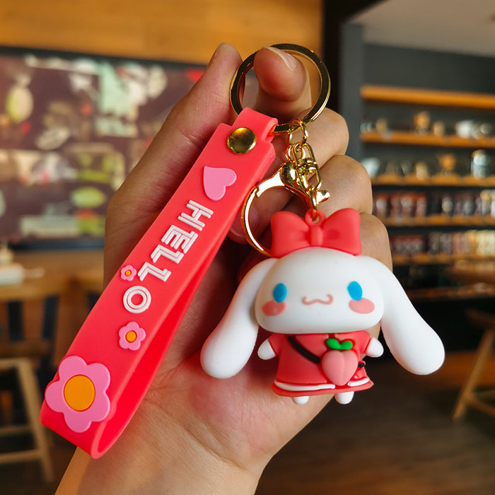 Wholesale Cartoon Doll Silicone Keychain JDC-KC-Tingm238