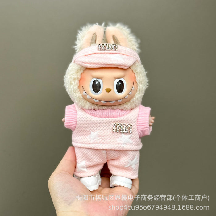 Wholesale 17cm Doll Pendant Plush Toy Clothes Set Skirt