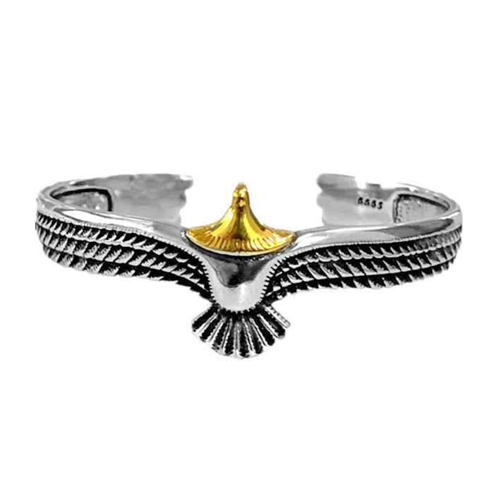 Wholesale New punk style men's and women's personalized retro vintage vintage open mouth bracelet