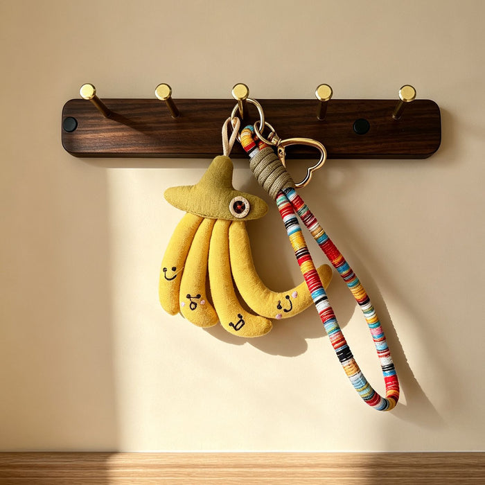 Wholesale Vintage Cute Cartoon Cloth Keychain Bag Charm Accessory
