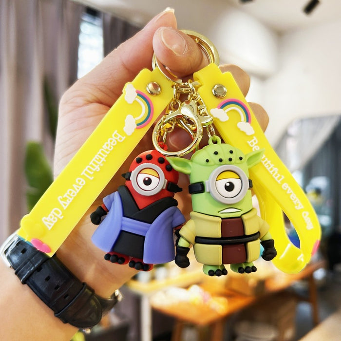 Wholesale PVC Cartoon Doll Keychain JDC-KC-WuYi167