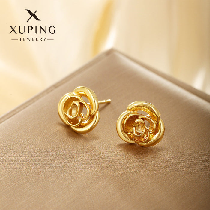 Wholesale Fairy Style Plant Flowers Retro Simple Temperament Design Earrings JDC-ES-XP004