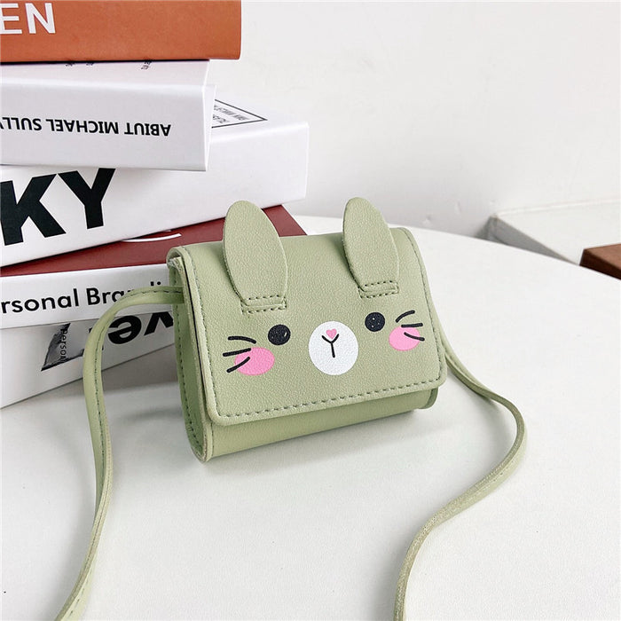 Wholesale Children's accessories, small bags, cute and stylish bunnies, one shoulder crossbody bags, mini cartoon baby coin purse