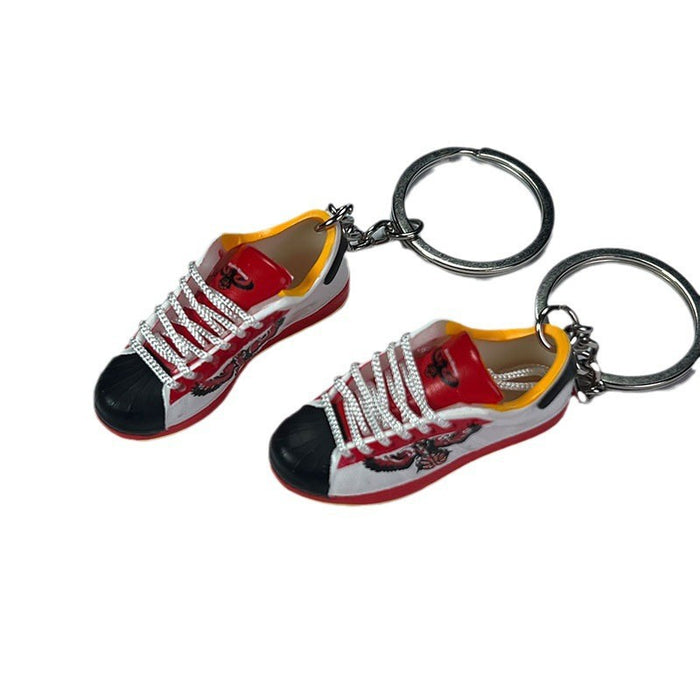Wholesale PVC Mini Board Shoe Keychain (F) JDC-KC-XingS011