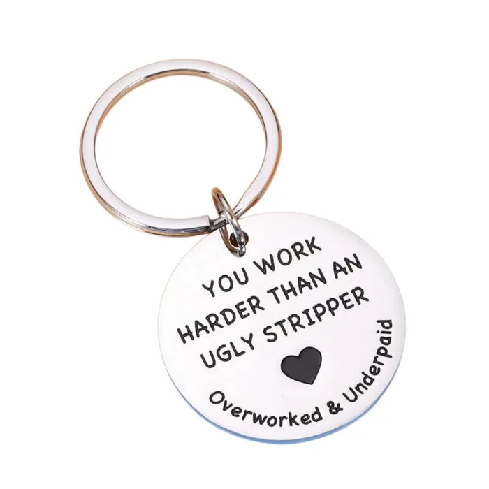 Wholesale Employee Appreciation Gift Stainless Steel Keychain JDC-KC-SiYi002