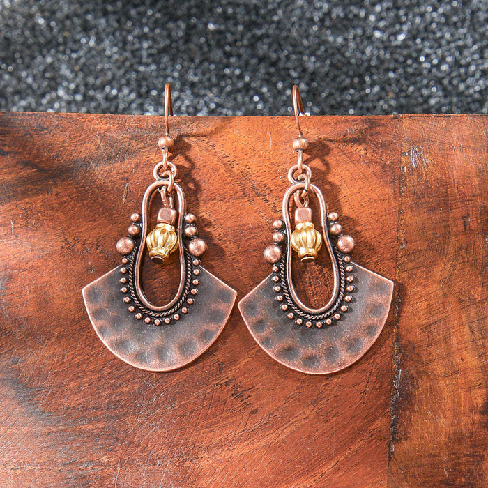 Wholesale 2pcs Vintage Bohemian Hand-made Tassel Earrings
