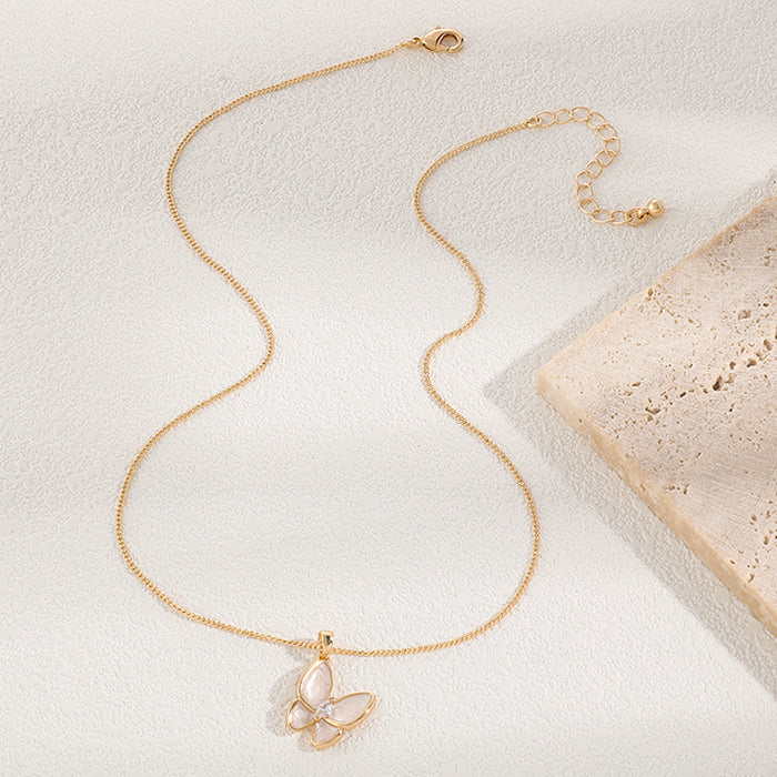 Wholesale Butterfly Necklace with Diamond New Necklace
