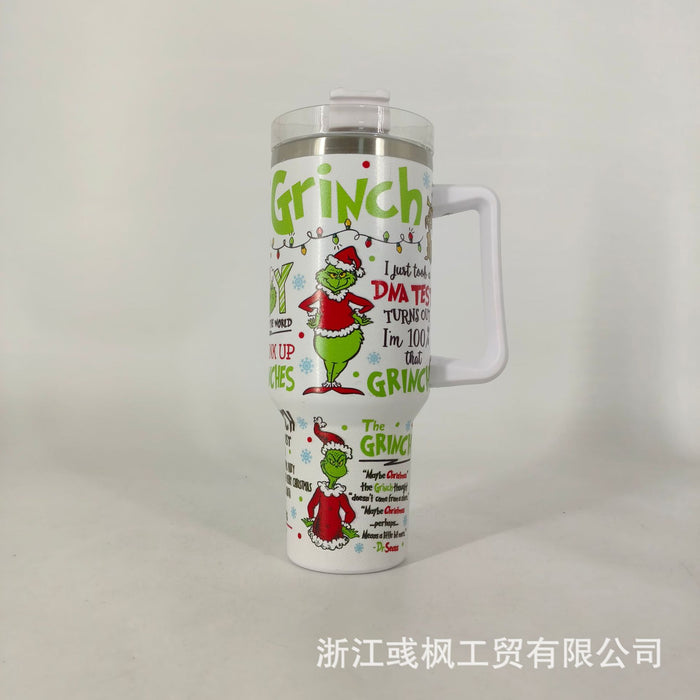 Wholesale 304 Stainless Steel Christmas Series 40oz Insulated Car Cup MOQ≥2