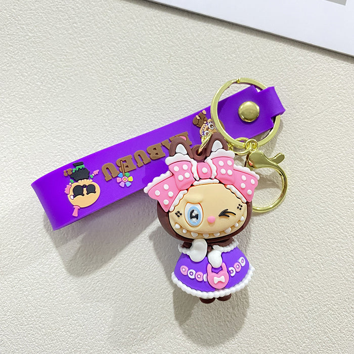 Wholesale Cute PVC 3D Cartoon Pendant Keychains