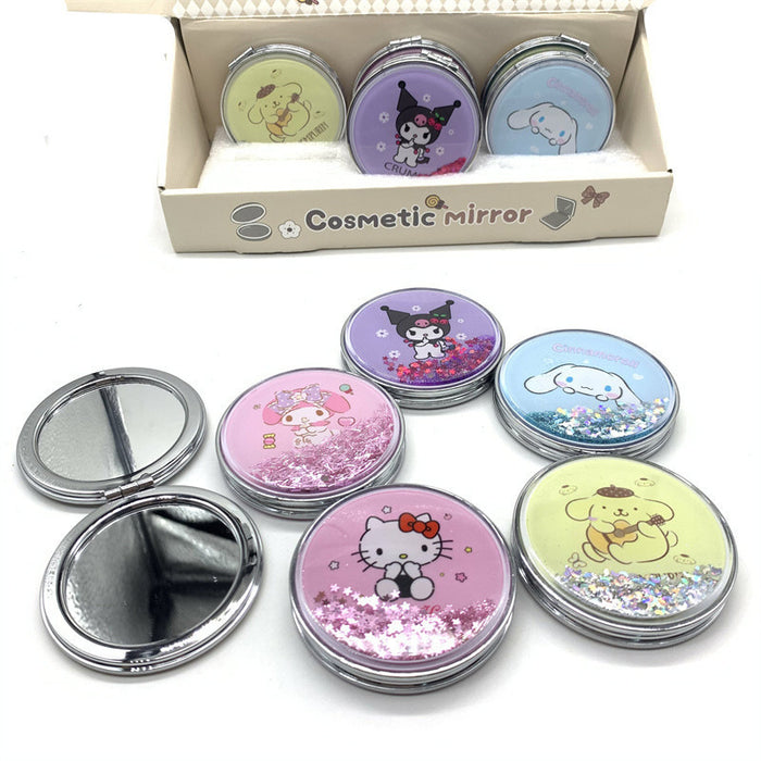 Wholesale Into The Oil Quicksand Mirror Cartoon Cute Makeup Mirror (S) JDC-VM-YunL003